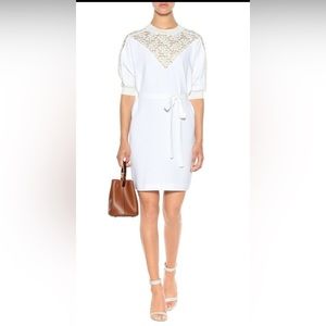 Stella McCartney white dress with elbow sleeves